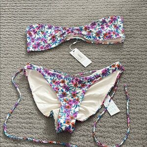 Frankie’s Bikinis Floral Bikini Set